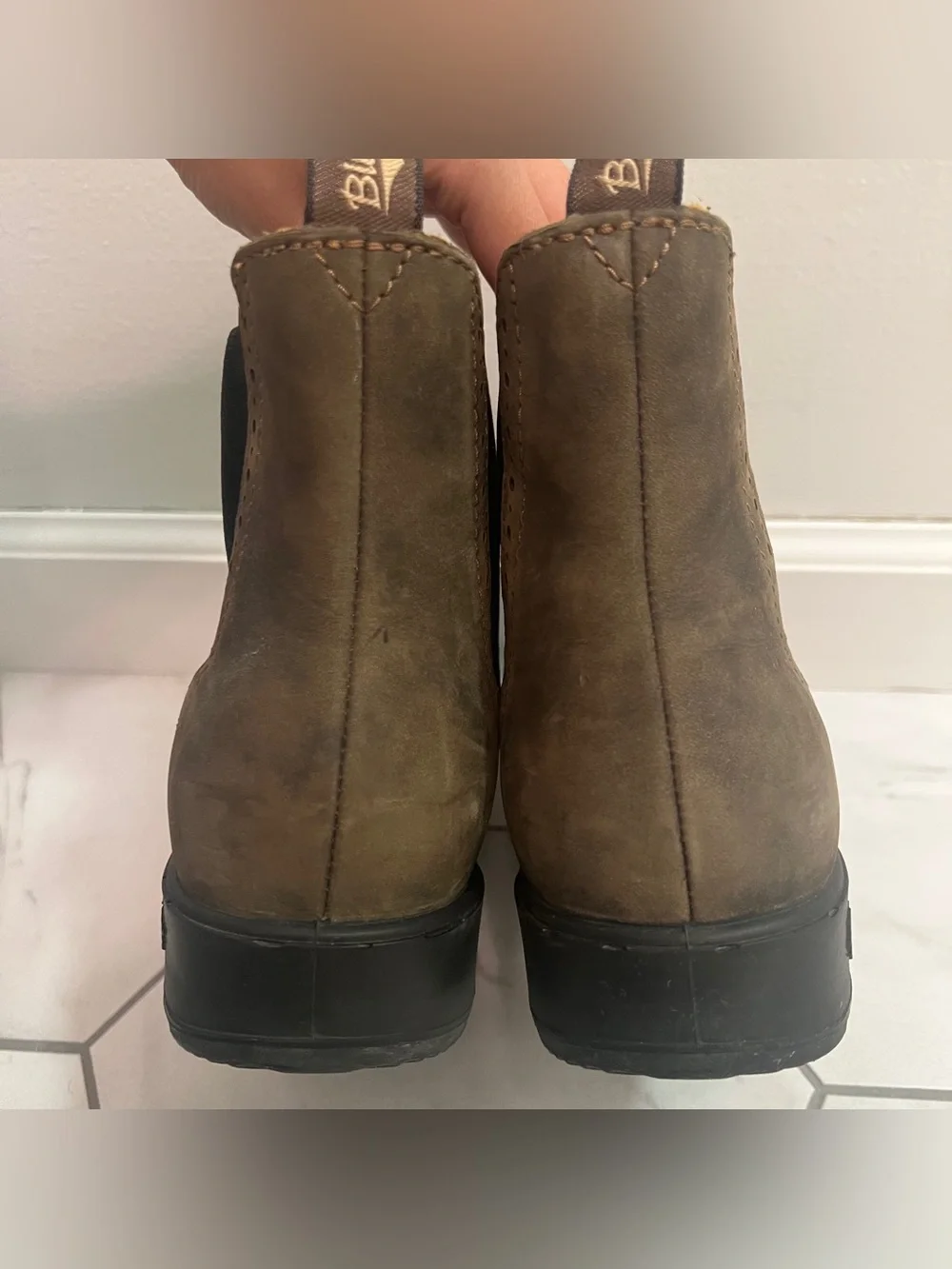 Blundstone High-Top 1351 Rustic Brown Chelsea Boot Size 8.5 Women's